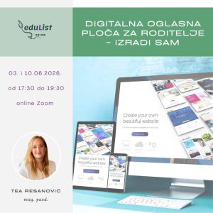 digitalna oglasna ploča za roditelje u vrtiću primjer digitalne oglasne ploče za roditelje edukacija digitalni alati za odgojitelje komunikacija vrtić roditelji digitalna oglasna ploča