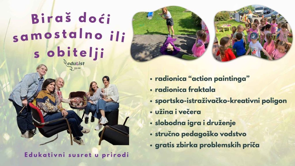 Kreativni dan u prirodi – action painting i problemske priče