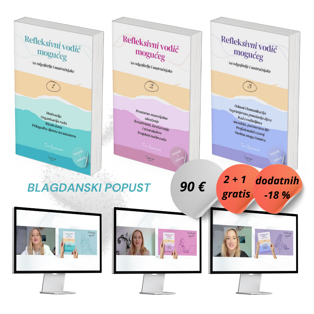 Refleksivni priručnik vodič mogućeg 1, 2, 3 za odgojitelje i sustručnjake - i edukacija Tea Resanović, EduList