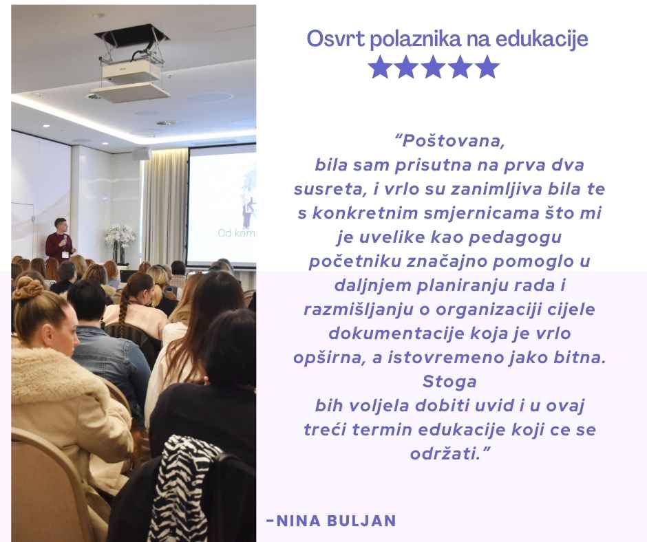 Osvrt na savjetovanje - EduList edukacije