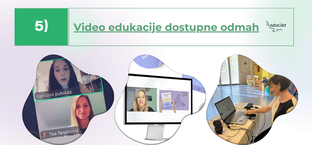 EduList edukacije dostupne odmah, klik pristup