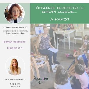 kako čitati djeci aktivno čitanje