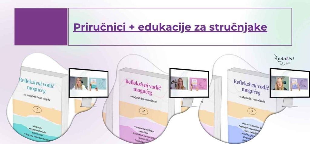 Refleksivni priručnik vodič mogućeg 1, 2 i 3 za odgojitelje i sustručnjake, Tea Resanović, EduList + edukacija