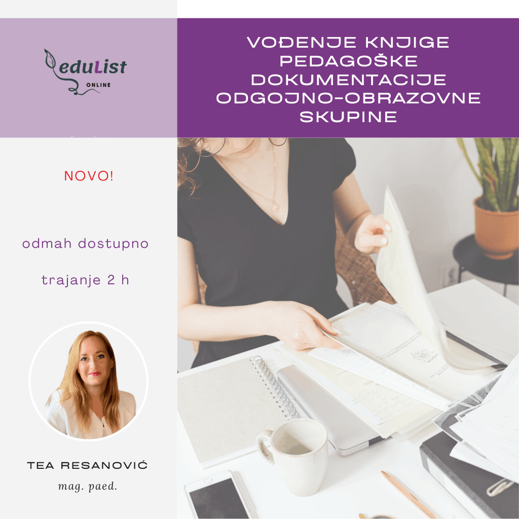 Online edukacija Vođenje knjige pedagoške dokumentacije